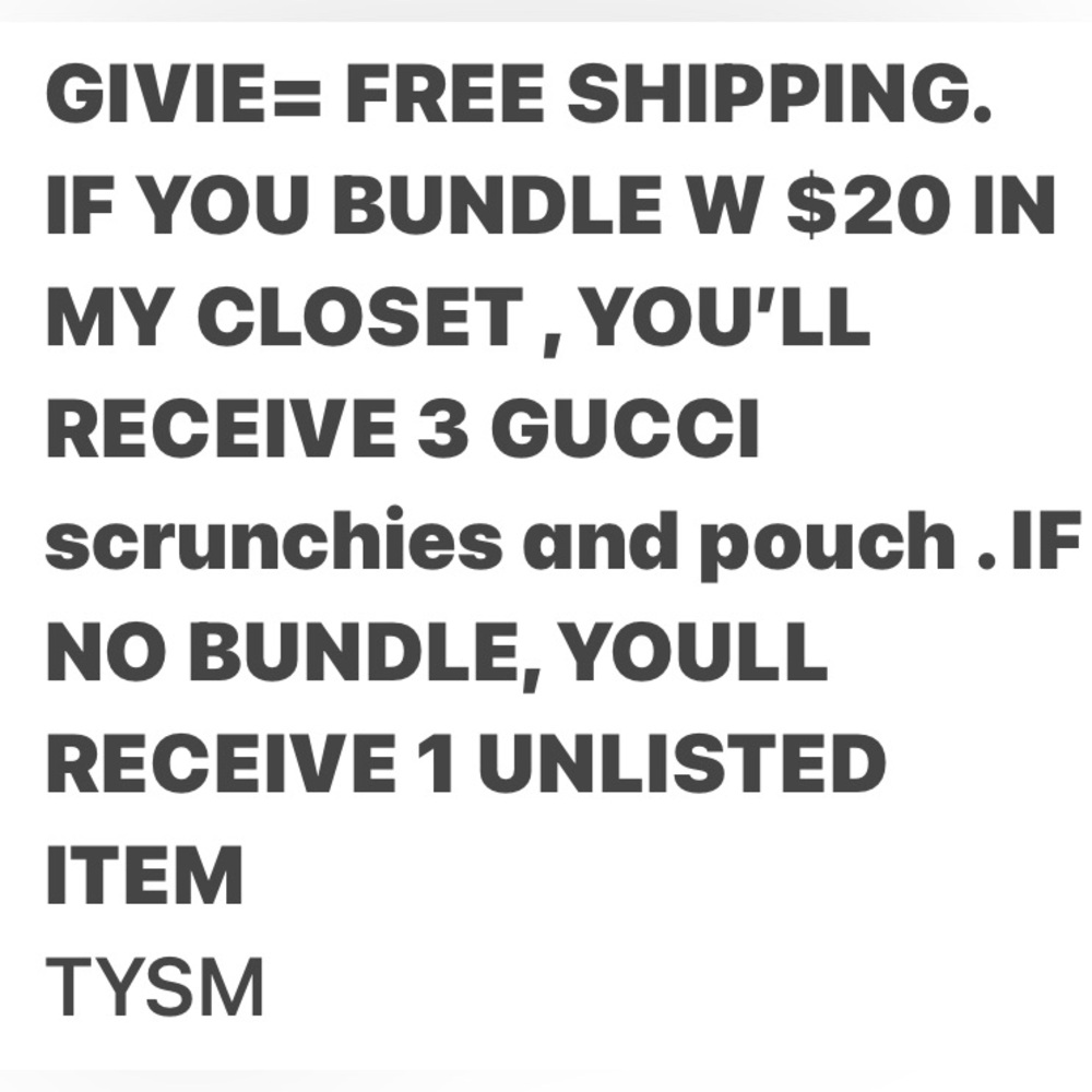 🎁GIVIE= FREE SHIPPING UNLOCK/GUCCI. READ RULES - Picture 2 of 2